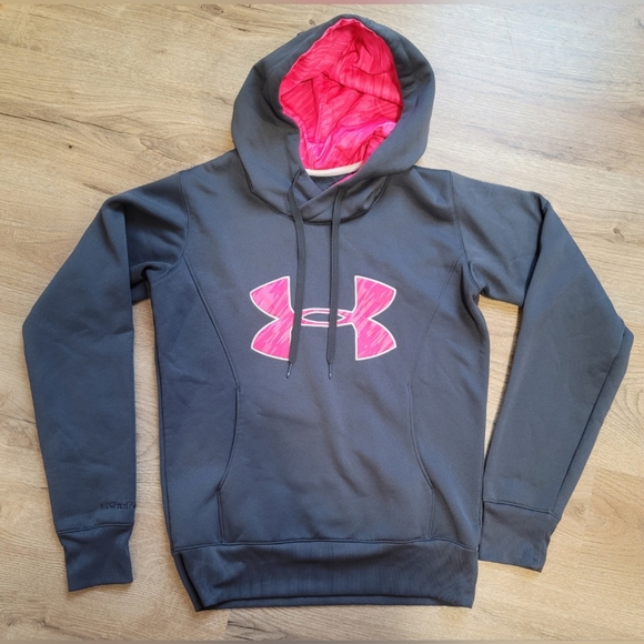 Under armour women's grey breast cancer hoodie size XS - Picture 1 of 7